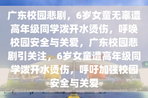 广东校园悲剧，6岁女童无辜遭高年级同学泼开水烫伤，呼唤校园安全与关爱，广东校园悲剧引关注，6岁女童遭高年级同学泼开水烫伤，呼吁加强校园安全与关爱